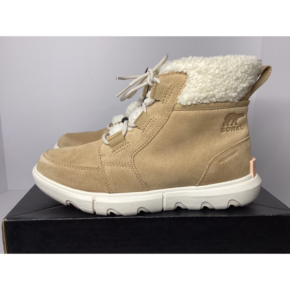 Sorel Explorer II Carnival Cozy Waterproof Insulated Boot Tan Size 7 NIB